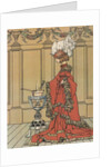 Princess stirring saucepan by Anonymous