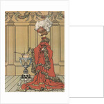 Princess stirring saucepan by Anonymous
