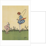 Girls playing jump rope by Anonymous