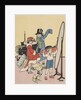 Children playing dress up by Anonymous