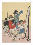 Children playing dress up by Anonymous