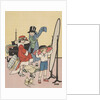 Children playing dress up by Anonymous