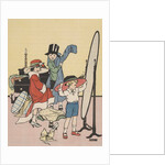 Children playing dress up by Anonymous