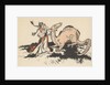 Woman with dragon by Anonymous