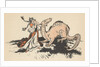 Woman with dragon by Anonymous