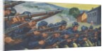 Soldiers fighting in US Civil War by Anonymous