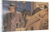 Man looking at coat for sale during Great Depression by Anonymous