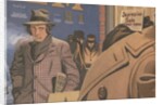 Man looking at coat for sale during Great Depression by Anonymous
