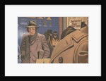 Man looking at coat for sale during Great Depression by Anonymous