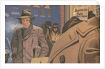 Man looking at coat for sale during Great Depression by Anonymous