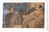 Man looking at coat for sale during Great Depression by Anonymous