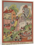 Cats at amusement park by Anonymous