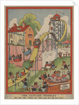 Cats at amusement park by Anonymous