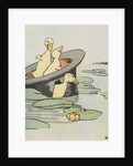 Three ducklings in a hat by Anonymous
