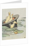 Three ducklings in a hat by Anonymous