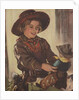 Cowgirl with doll by Anonymous
