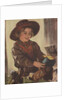 Cowgirl with doll by Anonymous