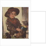 Cowgirl with doll by Anonymous