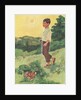 Boy walking outdoors by Anonymous