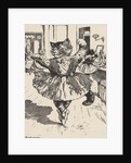 Feline ballerina by Anonymous