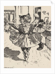 Feline ballerina by Anonymous