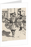 Feline ballerina by Anonymous