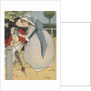 Girl playing with doll by Anonymous