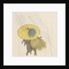 Japanese couple walking in rain by Anonymous