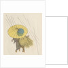 Japanese couple walking in rain by Anonymous