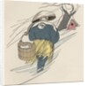 Japanese fishmonger by Anonymous