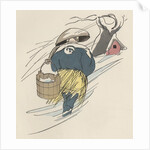 Japanese fishmonger by Anonymous