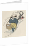 Japanese fishmonger by Anonymous