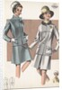 Models wearing suits and hats by Anonymous