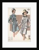 Models wearing suits and hats by Anonymous