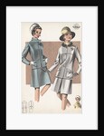 Models wearing suits and hats by Anonymous