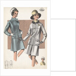 Models wearing suits and hats by Anonymous
