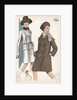Models wearing suit and coat by Anonymous