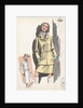 Model wearing belted jacket by Anonymous