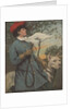 Woman and pet dog by Anonymous