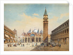 Piazza di San Marco, Venice by Friedrich Perlberg
