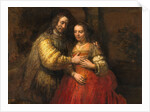 Portrait of a Couple as Figures from the Old Testament, known as 'The Jewish Bride' by Rembrandt van Rijn