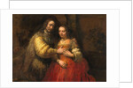 Portrait of a Couple as Figures from the Old Testament, known as 'The Jewish Bride' by Rembrandt van Rijn