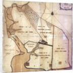 Map of farm and surrounding area drawn by George Washington