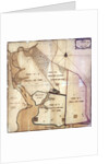 Map of farm and surrounding area drawn by George Washington
