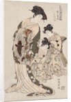 Hinagata wakana no hatsu moyo by Isoda Koryusai