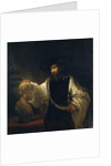 Aristotle with a Bust of Homer by Rembrandt Harmensz van Rijn