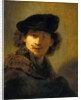 Self-Portrait with Velvet Beret by Rembrandt Harmensz van Rijn