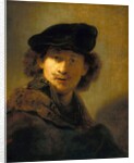 Self-Portrait with Velvet Beret by Rembrandt Harmensz van Rijn