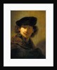 Self-Portrait with Velvet Beret by Rembrandt Harmensz van Rijn