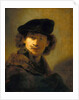 Self-Portrait with Velvet Beret by Rembrandt Harmensz van Rijn